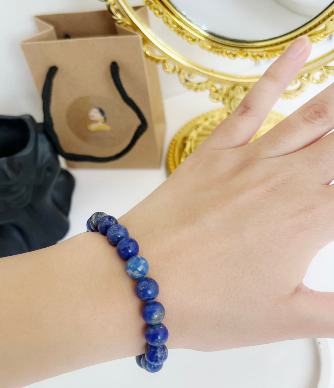 Bracelet en Lapis-Lazuli
