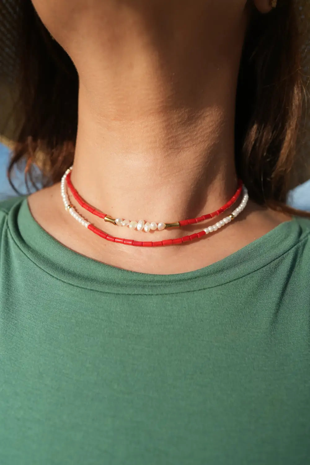 Fleur de Corail – Collier 🌺🌊