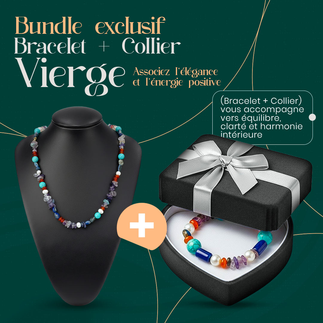 Coffret Cadeau Vierge – Bracelet & Collier♍