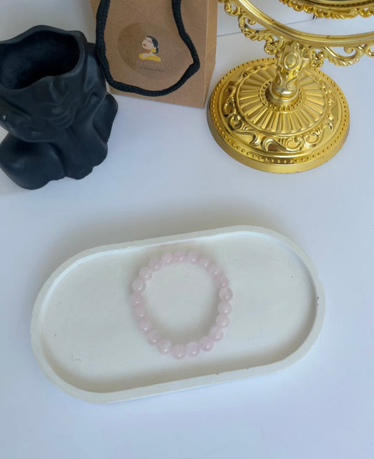 Bracelet en Quartz Rose